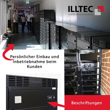 Loft Büro mit Schreibtischen und Pflanzen
