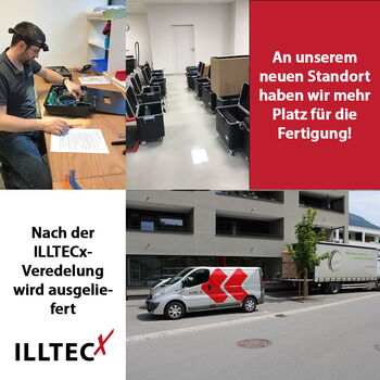 offenes büro mit weissen möbeln