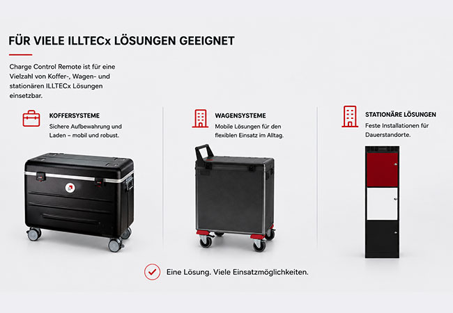 ILLTECx Charge Control Remote - Für viele ILLTECx Lösungen geeignet